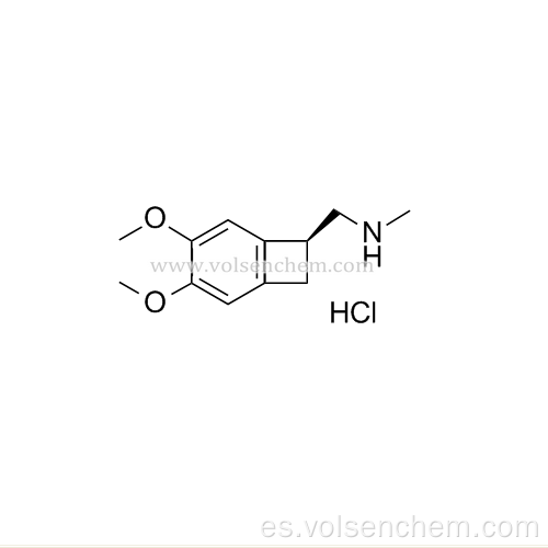 CAS 866783-13-3, clorhidrato de Ivabradina Intermediarios Clorhidrato de (1S) -4,5-dimetoxi-1 - [(metilamino) metil] benzociclobutano